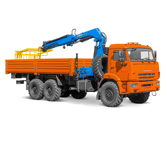 Бортовые автомобили с КМУ с дополнительным оборудованием