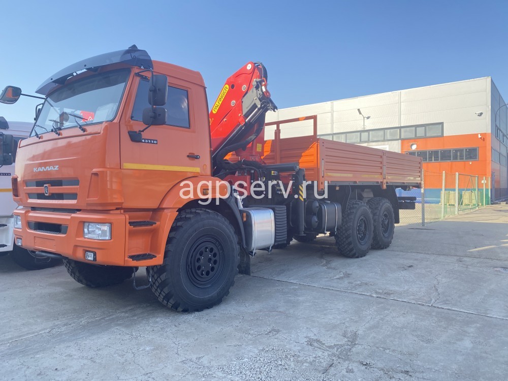 Автомобиль бортовой 438240 на шасси Камаз 43118-23027-50 с КМУ Palfinger PK23500