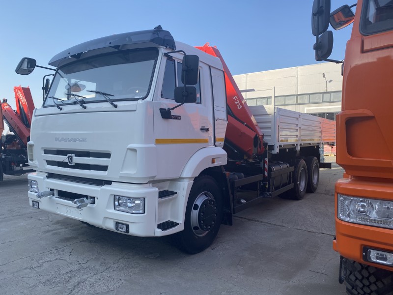 Автомобиль бортовой 438230 на шасси Камаз 65115-3094-48 с кму Fassi F215A.0.22