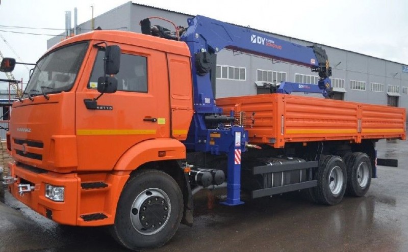 Автомобиль бортовой 438230 на шасси КАМАЗ 65115-3094-50 с КМУ Dong Yang SS1956